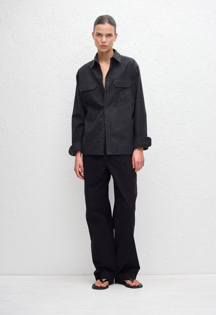 Warm Utility Shirt - Charcoal - Matteau