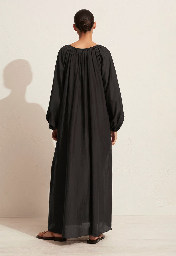 Decolette Dress - Black - Matteau