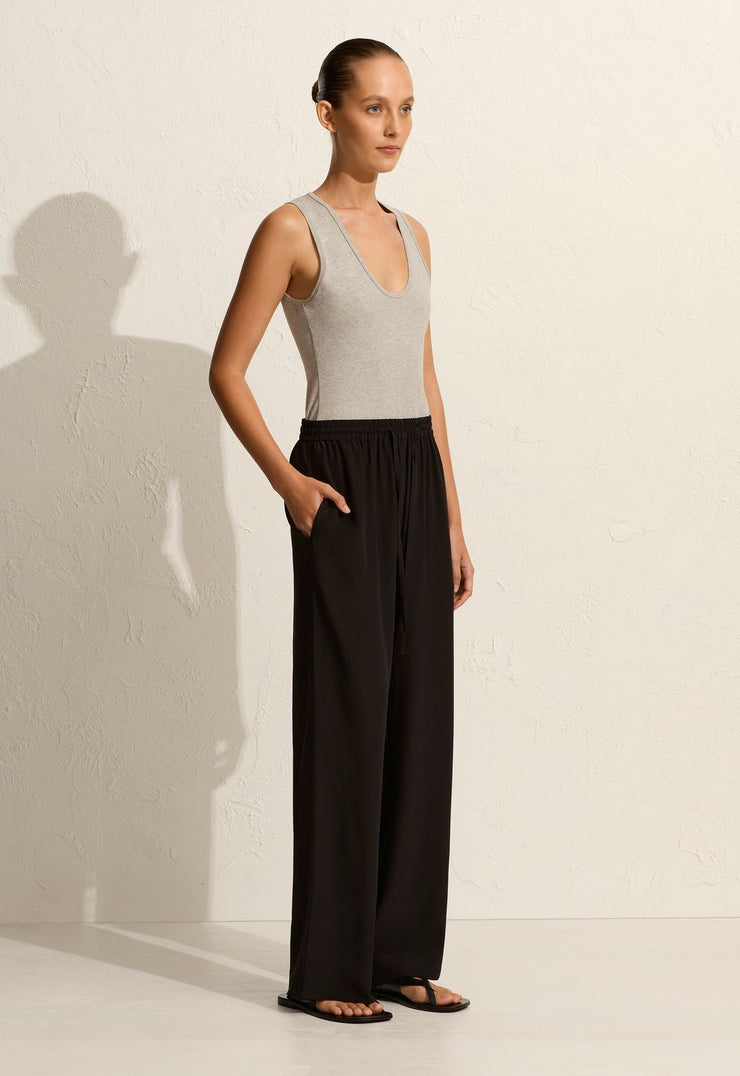 Deep U Tank - Heather Grey - Matteau