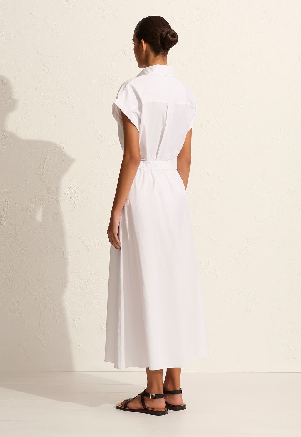 Relaxed Everyday Skirt - White - Matteau