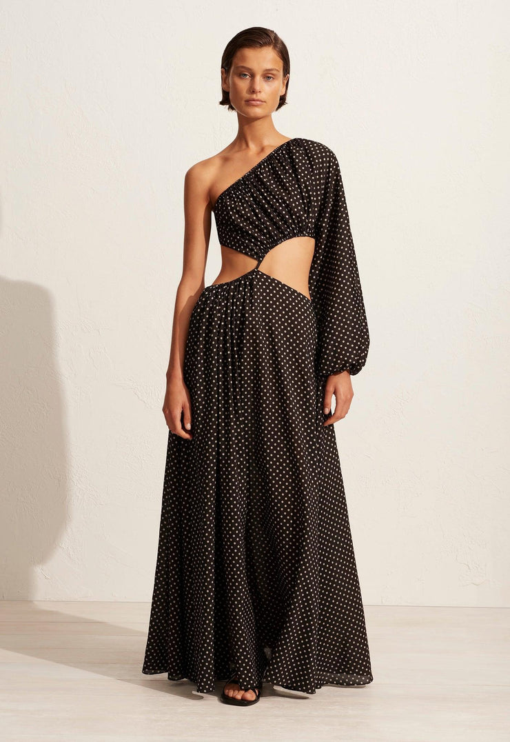 Asymmetric Wave Dress - Matteau
