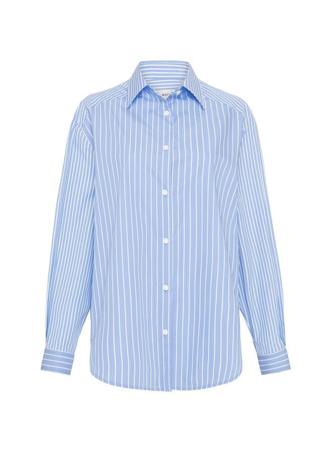Contrast Stripe Shirt - Matteau