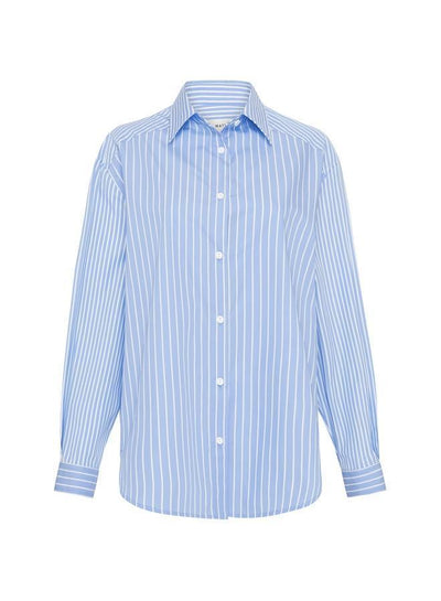Contrast Stripe Shirt - Matteau