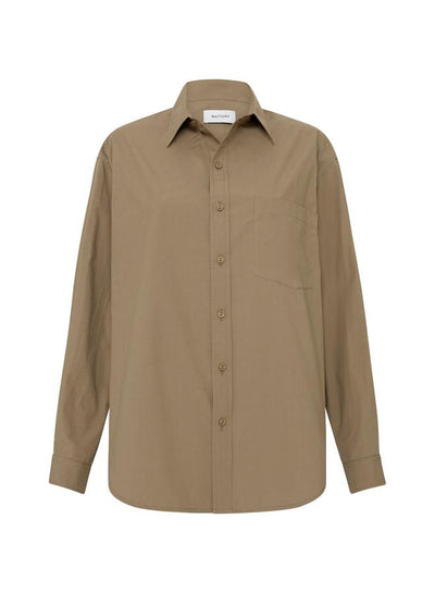 Relaxed Shirt Taupe - Matteau