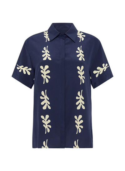 Short Sleeve Shirt Fig Leaf (Riviera) - Matteau