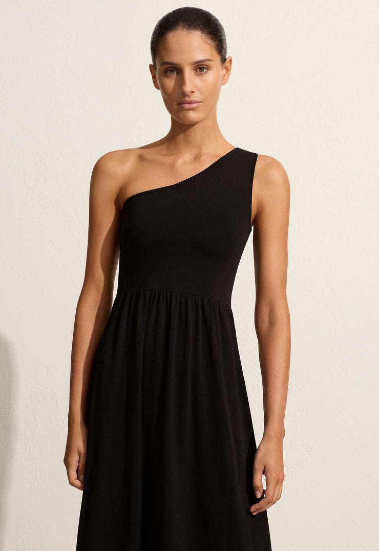 Asymmetric Knit Dress - Matteau