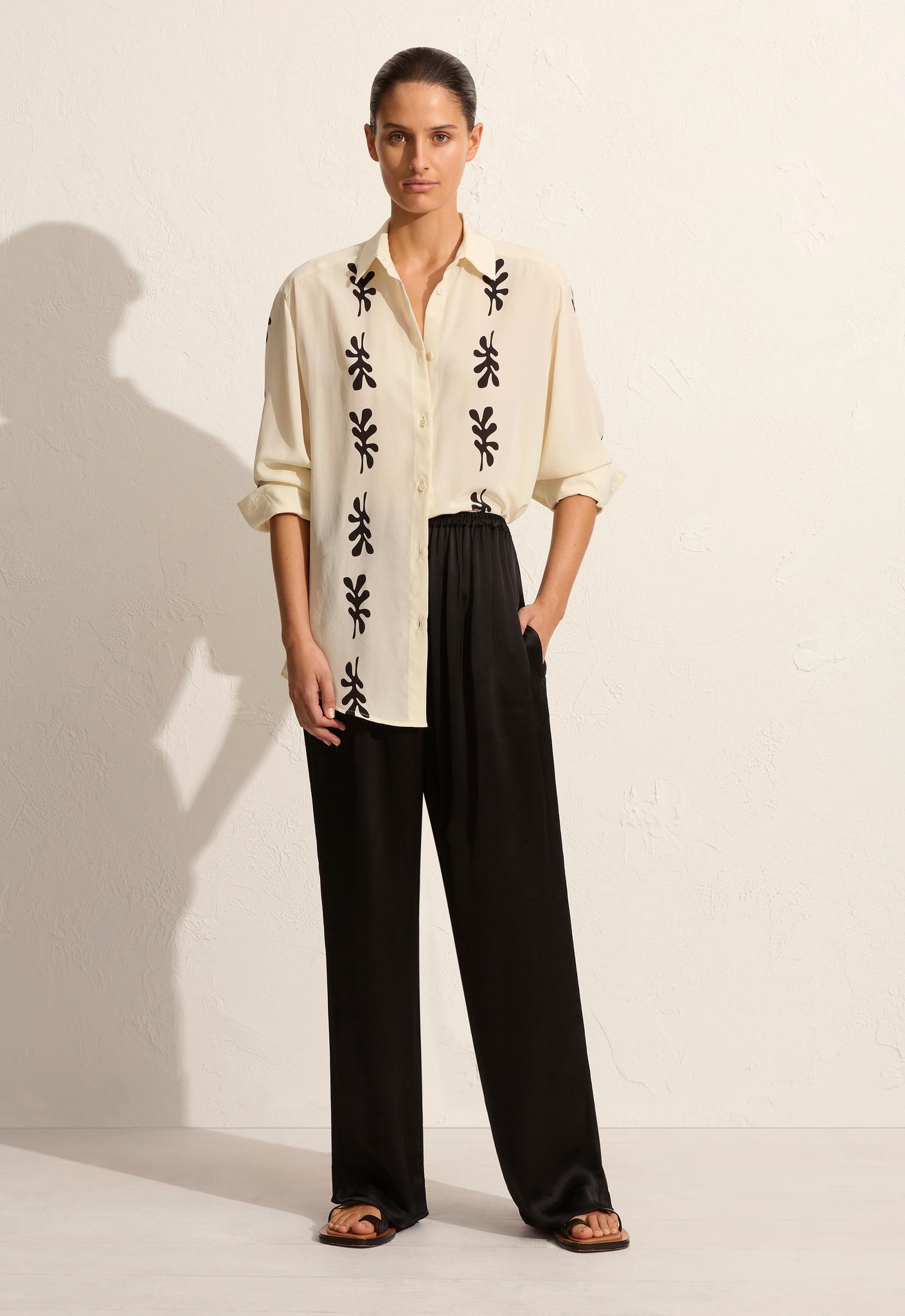 Relaxed Satin Pant - Matteau
